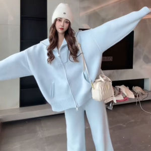 YUEZHONGWEI | Elegant Early-to-Deep Autumn Set Outfit Women