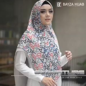 Jilbab Syari Khimar Signature By Bayza Hijab BY MOSLEMWEAR