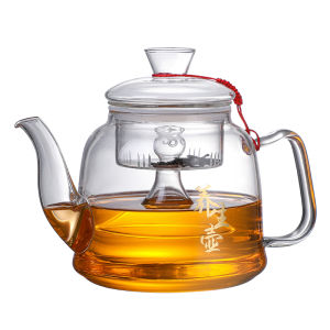 Bếp Gốm Điện Ấm Hấp Trà Thủy Tinh Chịu Nhiệt Ấm Đun Trà Ấm Đun Trà Hơi Nước Ấm Đun Nước Trà Phổ Nhĩ Trà Đen Ấm Pha Trà Gia Dụng
