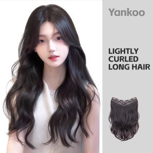 Instant High Crown! Invisible One-Piece Voluminous Hair Topper Seamless Clip-In Bend-In/Outward Curls For Thin Hair