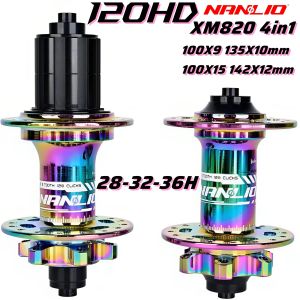 NanLio XM820 MTB Hubs 120T 6 Pawls | Loud Sound Sealed Bearings | 28/32/36H Disc Brake Hub for 8–12 Speed Mountain Bike