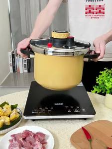 Double Happiness | Home Use Large Capacity Easy One-hand Opening Multipurpose Pressure Cooker