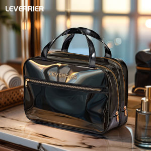 Portable Wet And Dry Separation Bath Bag Toiletry Bag for Travel Men Women Waterproof Bath Pouch Storage Organizer LeVerrier