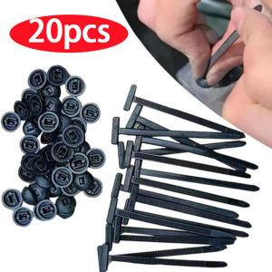Universal Nylon Cable Tie Buckle 100Pcs Heavy Duty Self-Locking Zip Ties Holder Multipurpose Plastic Fastener for Car Automotive Repair & Daily Use