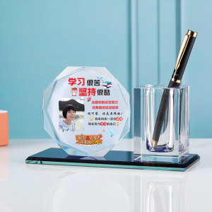 Creative Character Inspired Crystal Desk Decoration Ideal as Back-To-School Gift Birthday Present Motivational Studying Effort Helper