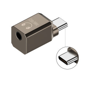 USB C to 3.5mm Headphone Adapter Hi-Fi DAC Chip Audio AUX & MIC Sound Card 32bit/384KHz OMTP CTIA Calls/Control/Music for Laptop