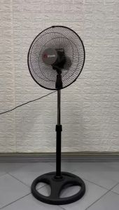 Visole Electric Non-Remote FLOOR FAN STAND FAN 16 Inch Standard 3 Blade Remote