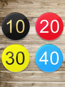YUANTANG | Custom Round Number Plate