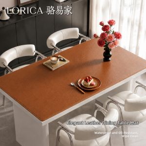 LORiCA | Leather Waterproof Oilproof Non-washable Heat-insulating Tablemat