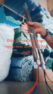 Thanh hỗ trợ điện phi 27 .2000W Ren Ngoài dùng cho máy nước nóng năng lượng mặt trời