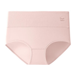 MiiOW | กางเกงชั้นในผ้าไหมป้องกันแบคทีเรีย สำหรับสตรี ทรงสูงกระชับท้อง