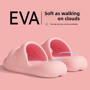 MONLEYTA | Silent Anti-Slip Bath Slippers Womens EVA Summer Home Indoor Comfortable Walking Slippers Sweet Style Flat Sandals