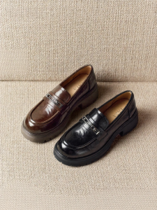 Thick Sole Thick Heel Loafers