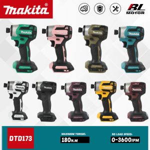 Makita | Makita DTD173 Impact Driver with High Brightness LED Light Illuminates Work Area for Clear Visibility and Safety tools