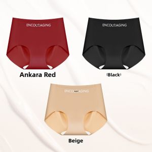 JIAZINI | High Waist Yoga Fitness Underwear Thin Ice Silk