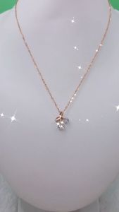 Kalung WanitaKalung Cerry  BY 01  Titanium S.Steel Tahan Lama KS022
