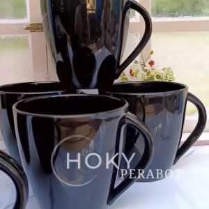 12 PCS CANGKIR MELAMIN TEBAL MODEL BULAT CANGKIR KOPI TERLARIS