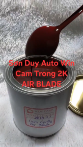 Màu cam candy Honda AirBlade 2016 2019 - Sơn auto lacquer 2K (Tự bóng)