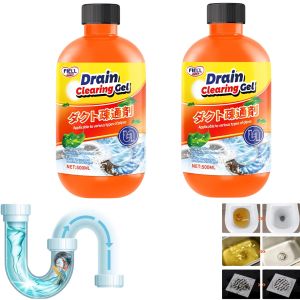 Pro Pipe Cleaner Concentrate Type for Pipe Cleaning Bathtub Drain Sink Clog Removal Large Capacity 500 Grams Clog Relief Odor