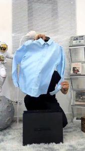 [LOẠI ĐẸP-VNXK] Áo sơ mi nam vải cotton lụa mịn trơn mát body không nhăn kiểu dáng Hàn Quốc