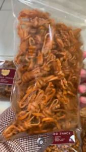 Mie Gulung 200gram Pedas Gurih Daun Jeruk - Cemilan Bikin Nagih