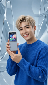 [Clover 2020] Ốp lưng Galaxy Z Flip 8 7 6 5 4 3 FE nhựa cứng trong suốt có bản lề