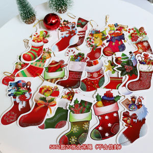 Thiệp Chúc Mừng Giáng Sinh Hoạt Hình Sáng Tạo Mini Nhãn Dán Trang Chủ Đồ Trang Trí Nhà Đồ Trang Trí Giáng Sinh Đồ Trang Trí Nhà