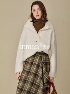INMAN | Áo Sweater Cổ Lọ Len Lỏng Dễ Thương Cho Mùa Thu