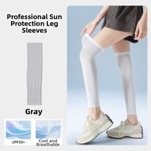 FENGTING | Sun Protection Non-Slip Compression Knee Socks Cool Silky Long Socks