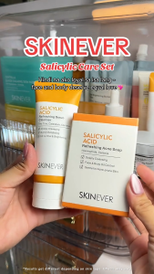 SKINEVER Salicylic Acid Acne Cleanser and Soap Duo Oil Control Deep Pore Cleanser for Acne & Clear Skin