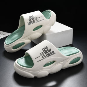 Mens Summer Outdoor Slippers 2023 Trendy Anti-Slip Soft Bottom Sports Basketball Slippers Wear-Resistant Outdoor Sandals