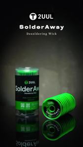 2UUL DW11 SolderAway Desoldering Wick 10 Pcs/Pack for Phone PCB Motherboard BGA CPU Repair Soldering Rosin Removal Clean Tool