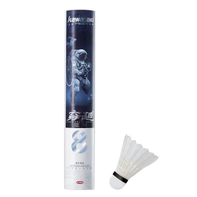 Kawasaki | Badminton Training Balls Professional Competition Natural Feather Durable Flight Stability for Club Series Training
