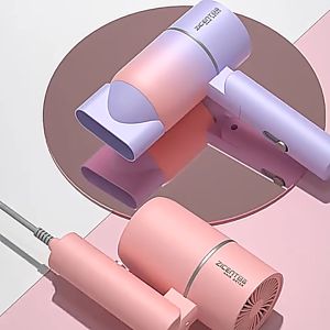 MIni Folding Hairdryer 220V-240V 750W with Carrying Bag Hot Air Anion Hair Care for Home Travel Hair Dryer