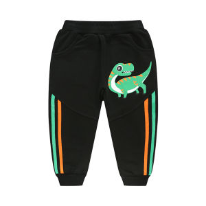 be top | Spring Autumn Dinosaur Stripe Cotton Jogger Pants Boys