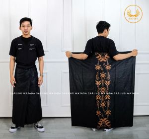 Sarung Batik Motif Seno Bunga / Sarung Santri / Sarung Dewasa Wajada / Sarung Pria Gus Iqdam Terbaru