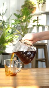 Bình server đựng cà phê Hario V60 Glass Server size 02-600ml thủy tinh chịu nhiệt cao cấp