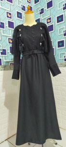 HARGA TERMURAH\Gamis Brukat NADINE 2023 kekinian bisa COD cantik elegan dan ramah lingkungan UK S M L XL XXL