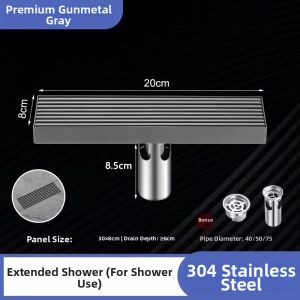 Odor-Preventing & Clog-Resistant Square Stainless Steel Drain Cover
