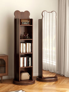 Rotatable Mobile Storage Full Body Dressing Mirror