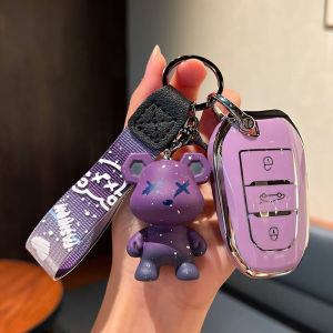 Car Remote Key Case Cover For Peugeot 308 408 508 2008 3008 4008 5008 For Citroen C1 C4 C4L C6 C3-XR Picasso DS3 DS4