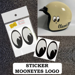 Sticker Potong Sticker Helmet MOONEYES LOGO Reflex ST482