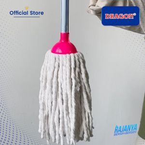 DRAGON Mop Pel Obor Plastik Sumbu Alat Pel Lantai 110 cm Pembersih Lantai Cleaning Mop Serbaguna MP217
