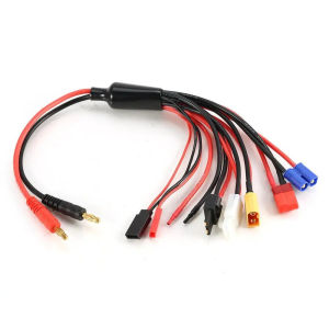 RC Sạc Kết Nối Adapter 8in1/11in1 4.0mm Banana XT60 TRX Tamiya Lipo Cáp Cho Imax B6 B6AC RC Xe Pin Một Phần