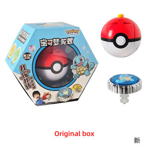 Takara Tomy | Shake Pokemon Spinning Top ball Action Figure Pikachu Charmander Squirtle Eevee Bulbasaur Gengar Elf Game Collect Toy kids Gift