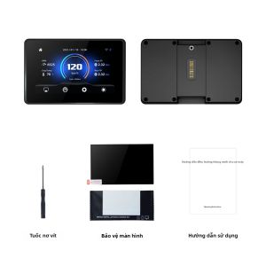 Màn Hình Kỹ Thuật Số Không Dây Carplay Android Auto 6.2 Inch Cho Xe Máy BMW R1200GS R1250GS ADV Chống Nước IP67 Màn Hình Cảm Ứng Tích Hợp Dẫn Đường