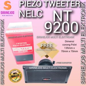PIEZO TWEETER NELC NT 9200 TWITER CORONG TWITER HORN TWITER NT9200