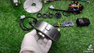 ชุดแปลงสตาร์ทมือ พร้อมแคร้ง ชุดสตาร์ท ครบทุกชิ้น wave100s ยูบ๊อก Wave100x Wave100s รุ่นเก่า Dream100