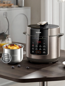 Supor | Titanium Coated Stainless Steel Electric Pressure Cooker 6L