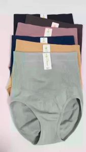 Esuna กางเกงในเก็บพุงเอวสูงผู้หญิง ปิดพุงก้นแข็งแรง เสริมสร้างเอวหลังคลอด เอวไม่ม้วน สะโพก30-45"